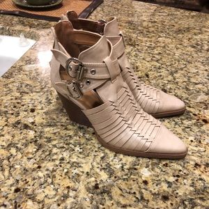 Brand new caged booties size 7